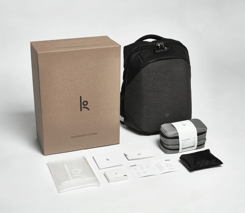 Korin Design ClickPack We designed the ClickPack Anti-theft Backpack as a result to combine “security, storage, convenience, comfort and beauty. ClickPack is a multifunctional backpack stuck to "safety and security" with quadruple security function. Quadr